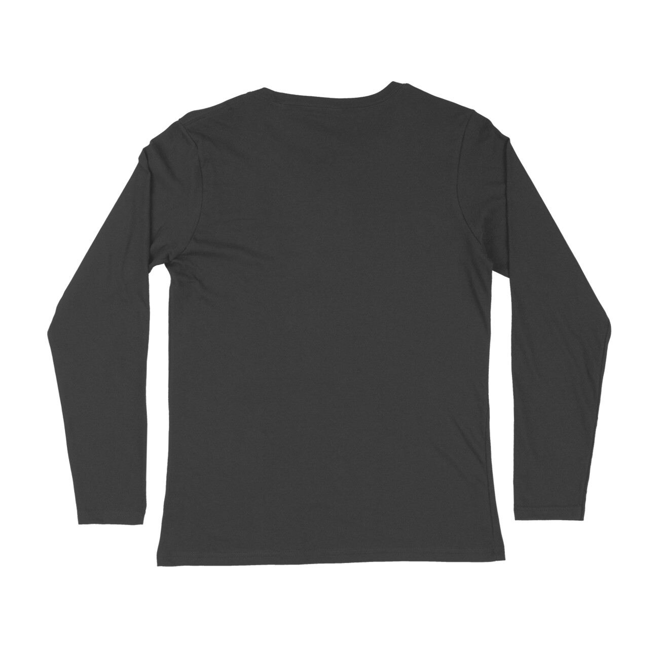 Plain Black Full Sleeve T shirt - Image 2