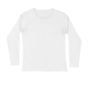 Plain White Full Sleeve T shirt