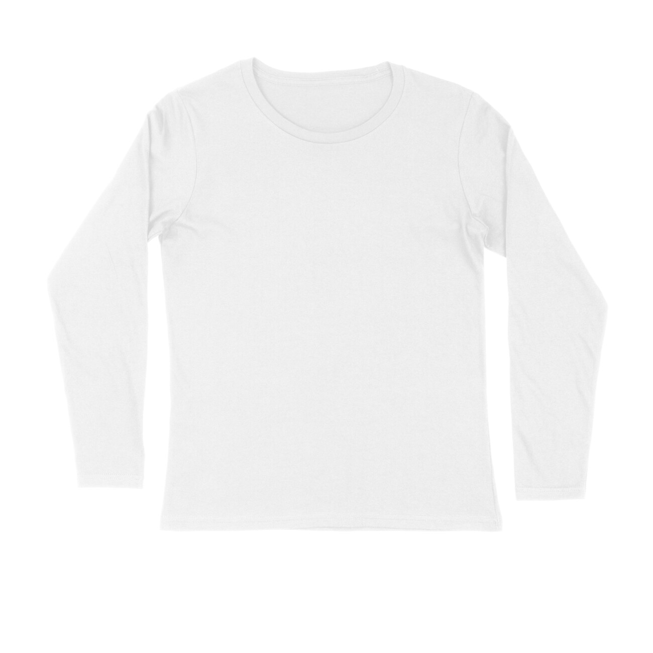 Plain White Full Sleeve T shirt
