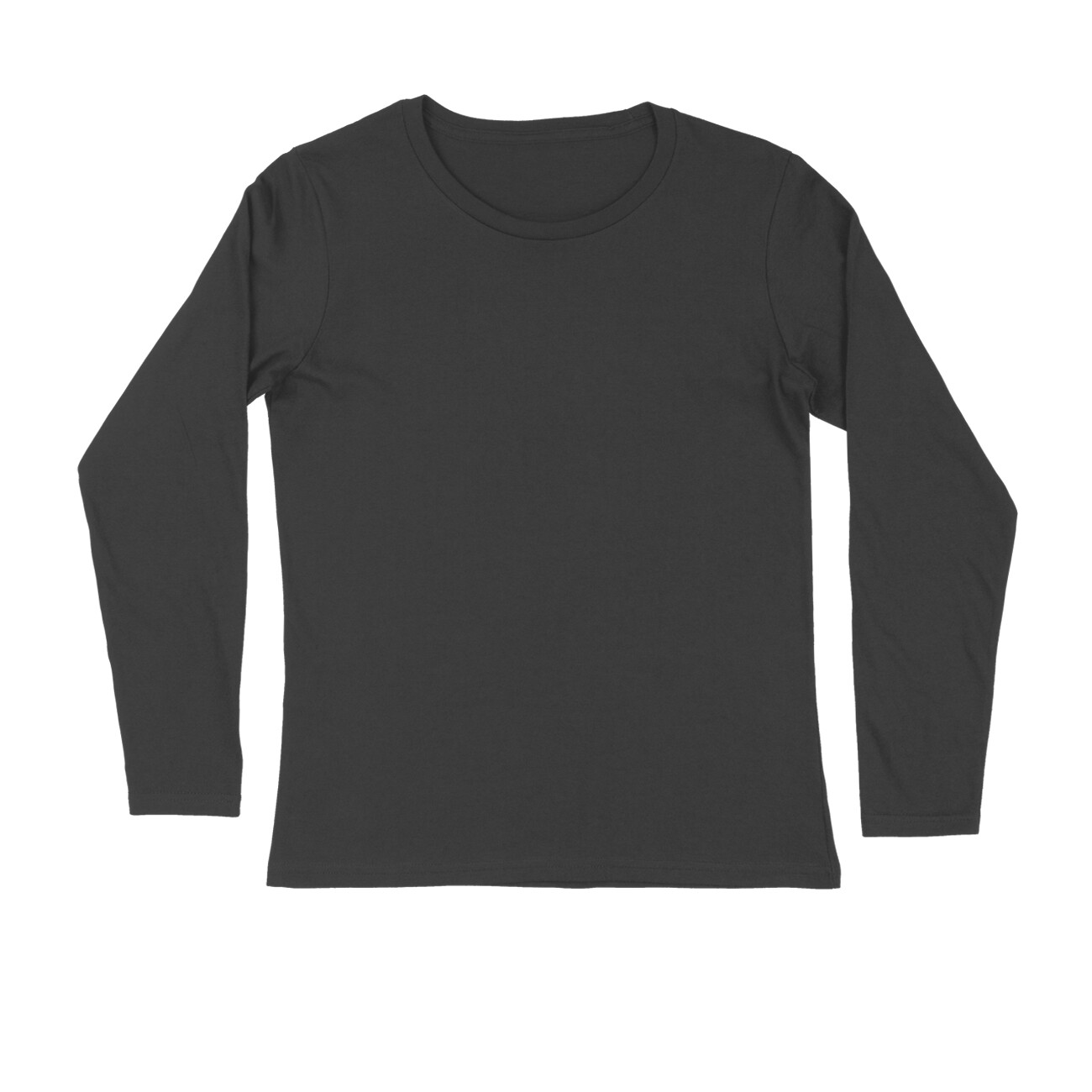 Plain Black Full Sleeve T shirt