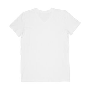 Plain White V Neck T shirt
