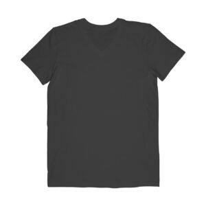 Plain Black V Neck T shirt