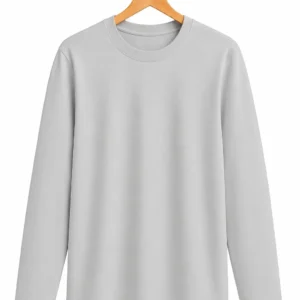 Plain Grey Full Sleeve T shirt