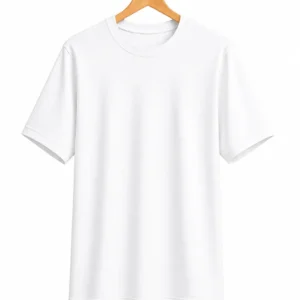 Plain white T shirt