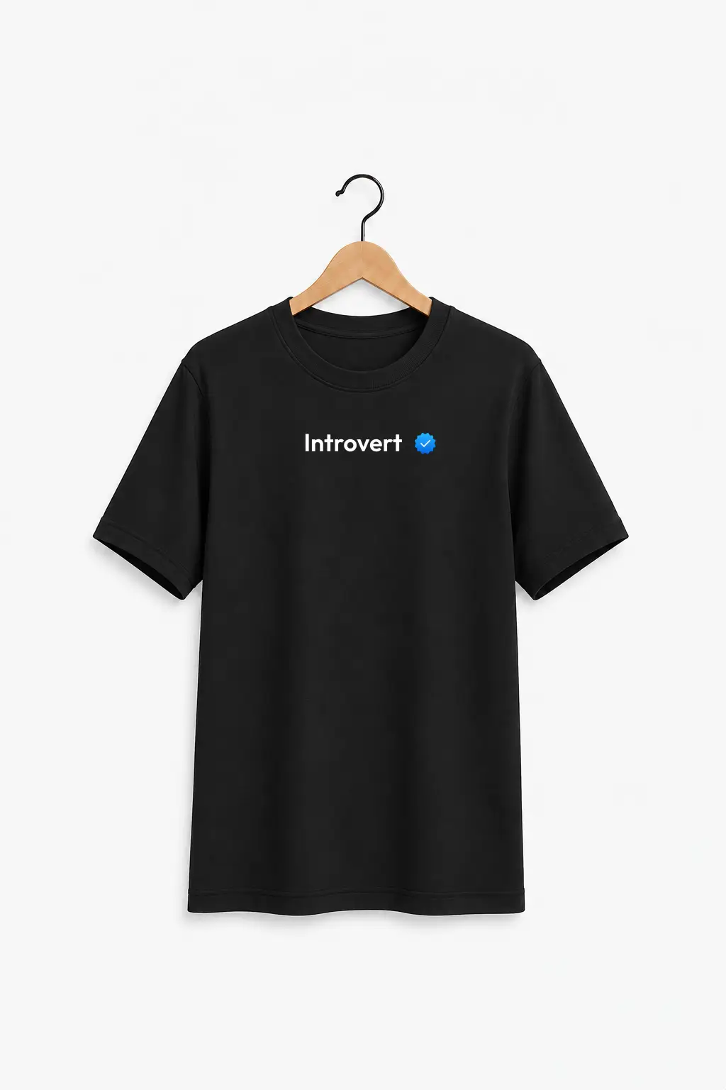 Introvert Verified Premium Graphic T-Shirt